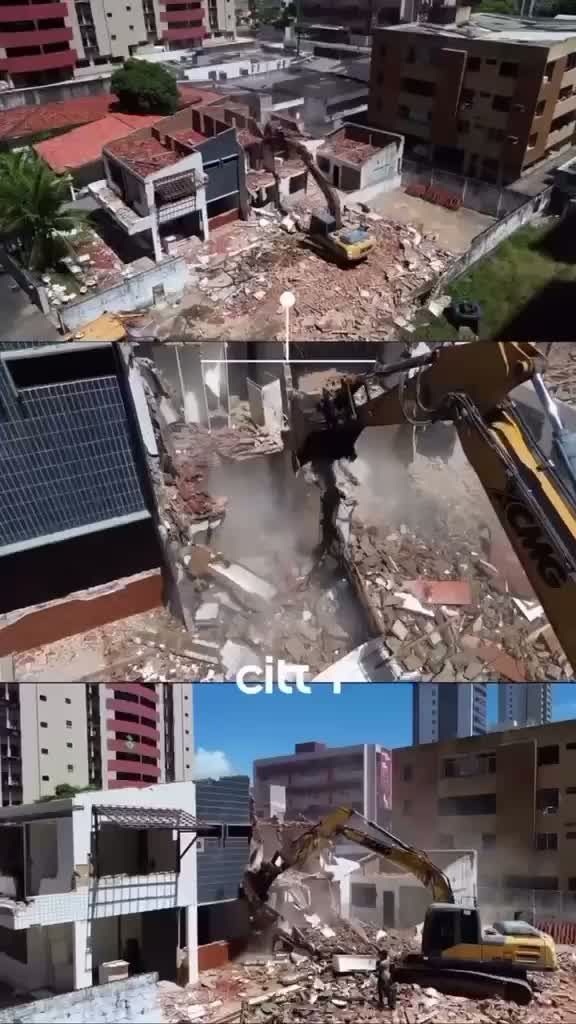 Demolição de edificação